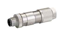 Złącze wielostykowe przemysłowe 4-pinowe M12 Wtyczka Phoenix Contact