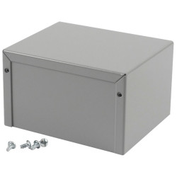 Hammond 1411L Utility Metal Case 127x102x76mm Aluminium Grey