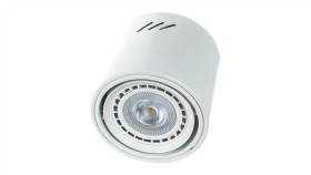 Designerski Kinkiet Z Dwoma Kołami Biały Z Serii Pero K-5324 Kaja Lighting