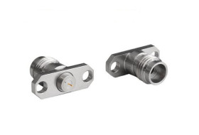 Złącze koncentryczne Montaż na kołnierzu Męski/żeński typ złącza Złącze koncentryczne w okrągłej obudowie Podnośnik