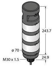 Sygnalizator łączony Turck TL70GYRAQP