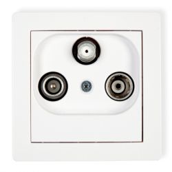 Mechanizm gniazda abonenckiego RTV-SAT końcowego 1,5dB