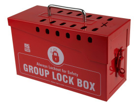 Zestaw zabezpieczający l. kłódek: 12 260 x 110 x 155 mm