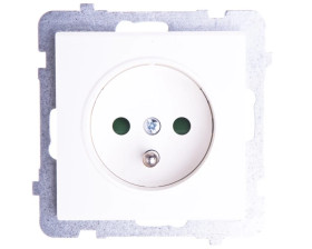 SONATA Gniazdo pojedyncze z/u z przesłonami ecru GP-1RZP/m/27