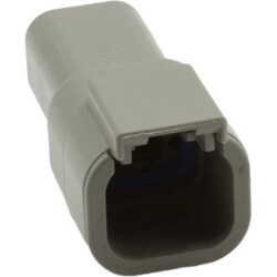 Socket housing, for rectangular miniature plug, PX0011P04GY