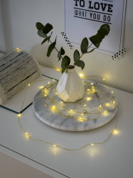 Mikro łańcuchy świetlne Konstsmide 1461-180 ciepła biel