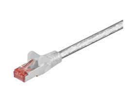 Kabel Patchcord CAT 6 S/FTP PIMF RJ45/RJ45 3m transparentny