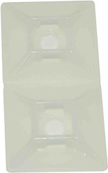 Uchwyt opaski kablowej do opasek 5.5mm długość 28.6mm szerokość 28,6 mm średnica otworu 5.3mm RS PRO Naturalny