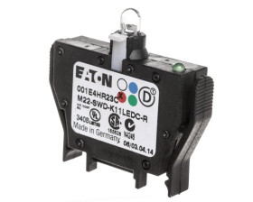 Styk pomocniczy 1Z 1R montaż tylni dioda czerwona SmartWire-DT M22-SWD-K11LEDC-R 116006