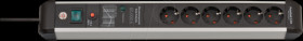1391010601 Power strip, 6-way, overvoltage protection, switch, 5 m