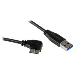 StarTech USB3AU50CMRS 500mm USB A 3.0 To Micro B Right Angle Slim Cable