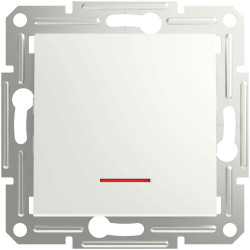 Schneider Electric EPH1670121D Asfora Switch white 10AX LED IP20