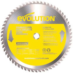 Evolution 90TBLADE Stainless Steel Cutting Chop Saw Blade 355 x 25.4mm x 90T