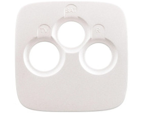 VALENA ALLURE Plakietka gniazda antenoweego tv-rd-sat końcowa perłowy 754799