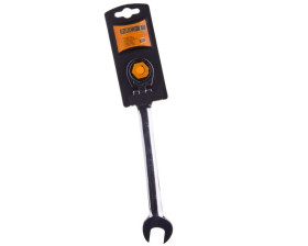 Klucz płasko-oczkowy z przegubem i grzechotką 17 x 230 mm 09-059