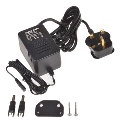 Adapter AC/DC Uwy 12V ac Iwy 1A Złącze 2,1 x 5,5 x 12 mm z zatrzaskiem, złącze 2,5 x 5,5 x 12 mm z zatrzaskiem 12VA,