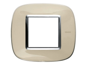 AXOLUTE Ramka 1 pojedyncza owalna 2 moduły kość słoniowa HB4802DA LEGRAND