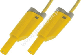 2717-IEC-200-GE Przewód PVC 2,5mm2, 2,0m, 2x(wt.pr+gn)4mm, żółty, ELECTRO-PJP, 2717-IEC-200-J