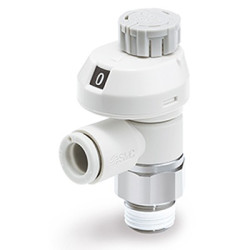 Tłumik pneumatyczny SMC Gwintowany Sterownik prędkości AS4 10mm