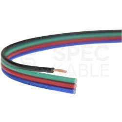Kabel telekomunikacyjny wstążkowy TLWY RGB LED 4x0,35mm2 kolorowy 12/24V montażowy linka LED LABS