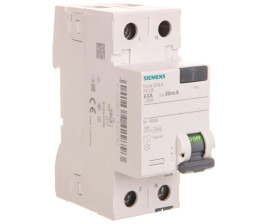 Wyłącznik różnicowoprądowy 2P 63A 0,03A Typ AC 30mA 230V 5SV4316-0
