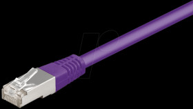 1.5m Cat.5e cable, violet, network cable RJ45