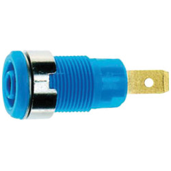St&#xE4;ubli 233060-23 SLB 4-F63 safety jack socket 4 mm Blue vertical 1 pc
