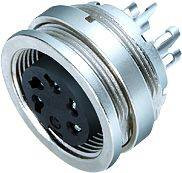 binder 09 0304 00 02-20 Złącze żeńskie kołnierzowe złącze żeńskie proste Seria: 680 Łączna ilość styków: 2 1 szt.