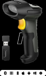 P7_DARK GRAY Barcode scanner, 1D, Bluetooth/wireless/USB, P7