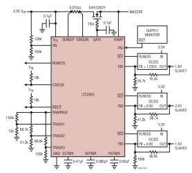 Multiple Power Supply Tracking Controller with Power Good Timeout