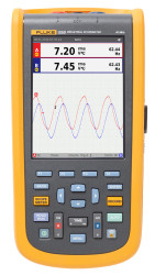 Oscyloskop 40MHz Fluke przenośny Cyfrowy CAT III 750 V, CAT IV 600 V 125B/EU/S z kalibracją DKD CAN, RS232, RS422,