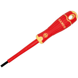 Bahco B196.025.075 BAHCOFIT Insulated Slotted Screwdriver 2.5 x 75mm