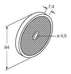 Odbłyśnik Turck BRT-84 3058979 1 szt.