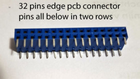 32 pins edge connector