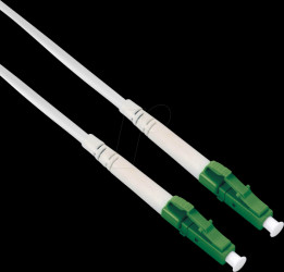 21158605 Fibre-optic cable, LC-APC simplex, OS2, 9/125 µm, steel-armoured