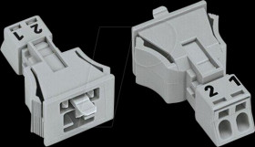 890-752 WINSTA® MINI plug, 2-pin