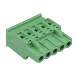 5-Way 5.00mm Vertical Pluggable Terminal Block 15A 300V