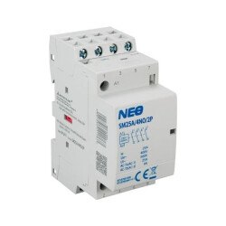 Stycznik modułowy SM25A/4NO/2P 25A styki 4xNO cewka 230V 2-modułowy 87.911