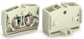 4-wire end terminal Ex e II, 1 pole, pitch 10 mm, 0.08-2.5 mm², AWG 28-12, straight, 23 A, 690 V, spring-cage connection, 264-23