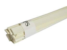Tworzywo Plastik Spoiwo PS Pasek 8mm białe 50g