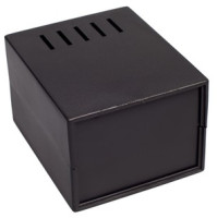 Z-3AW Obudowa z tworzywa Z3AW wymiary: 90x110x69mm - wentylacja - czarna - polistyren
