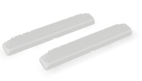 Hinge, PC, (L x W x H) 16.4 x 170 x 24.5 mm, light gray, for B 2617, 96310305