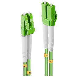 LINDY 46311 Fibreglass FO Cable Green Multimode OM5 2m 1x LC plug to 1x LC plug
