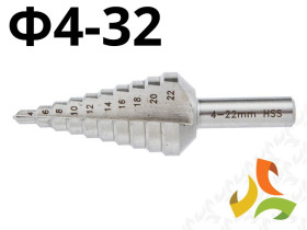 Wiertło stopniowe 4-32mm 57H740 GRAPHITE