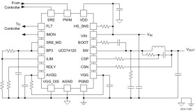 14 V, 25 A synchronous buck power stage with output current monitoring