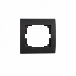 Kanlux Mowion LOGI 02-1460-042 czarny mat, ramka pojedyńcza