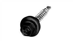 Wkręty Farmerskie Samowiercące Do Blachy I Drewna Z Podkładką Epdm 4,8X35mm...