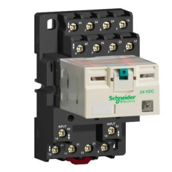 Gniazdo RPZ, styki mieszane, 16A, \250 V, zacisk śrubowy, do Przekaźnik RMX4.. RPZF4