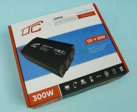 12V DC/300W 220V AC INWERTER 2xUSB 2,4A
