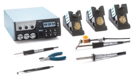 Stacja lutownicza Weller 3-wyjściowa Rozlutowywanie / Gorące powietrze / Lutowanie 600W Rozlutowywanie, Gorące